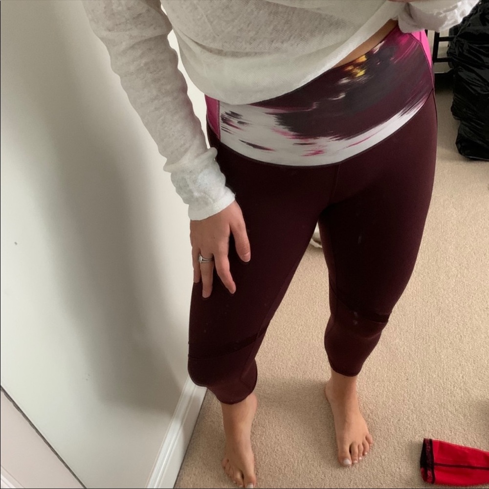 Lululemon leggings wonder under crop